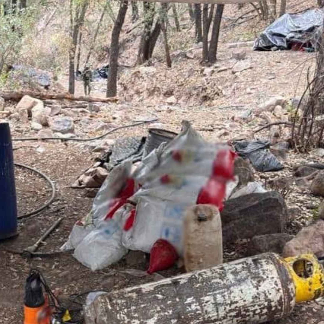 Inhabilitan narcolaboratorio en Chihuahua